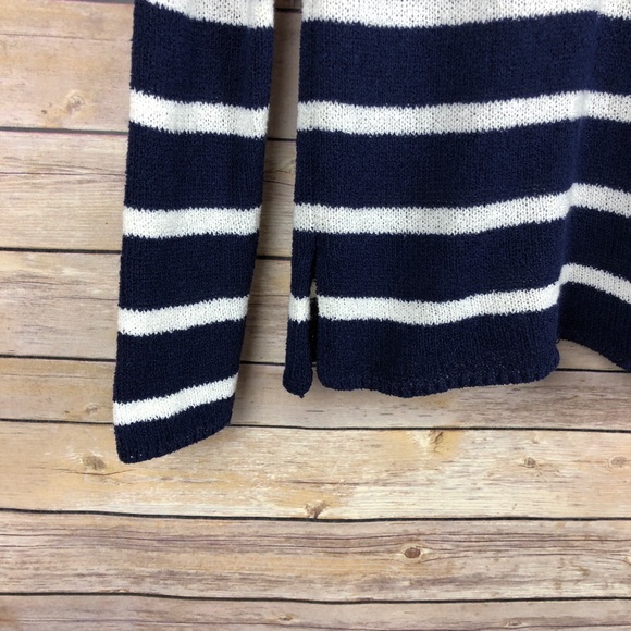 Stitch Fix Honey Punch Striped Elbow Patch Sweater - Picture 2 of 6